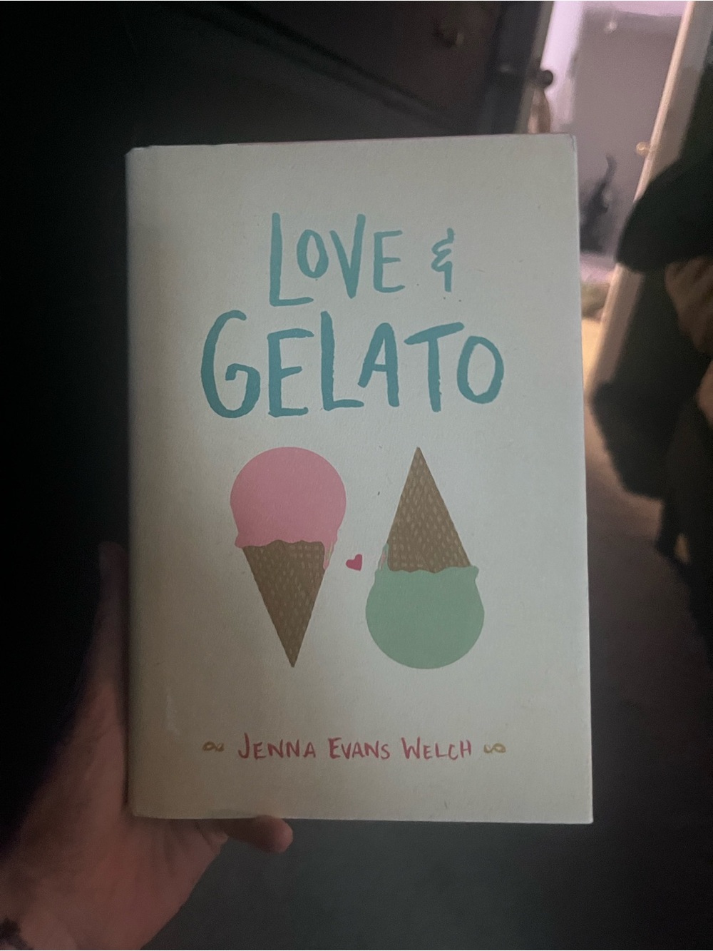 Love & Gelato by Jenna Evans Welch - Mint & Pink Cover
